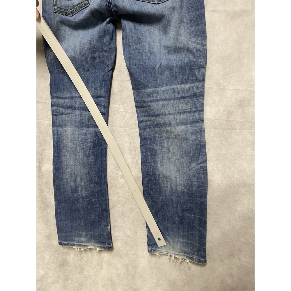 BKE Jeans Men 34x31 Buckle Denim Distressed Derek Straight Cowboy Whisker 31S - Picture 9 of 12